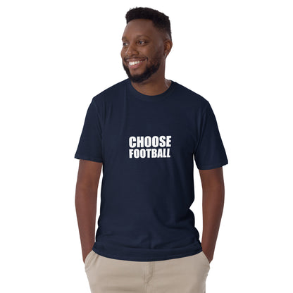 Choose Football t-shirt in navy, alternative front view